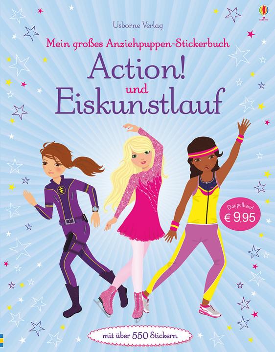 Produktbild Mein grosses Anziehpuppen-Stickerbuch: Action! und Eiskunstlauf