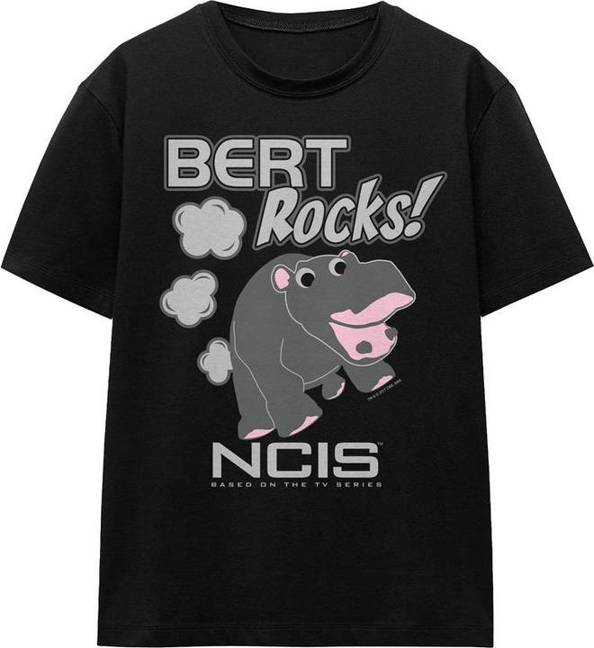 Actual product image Ncis Unisex Adult Bert Rocks T-Shirt (XL)