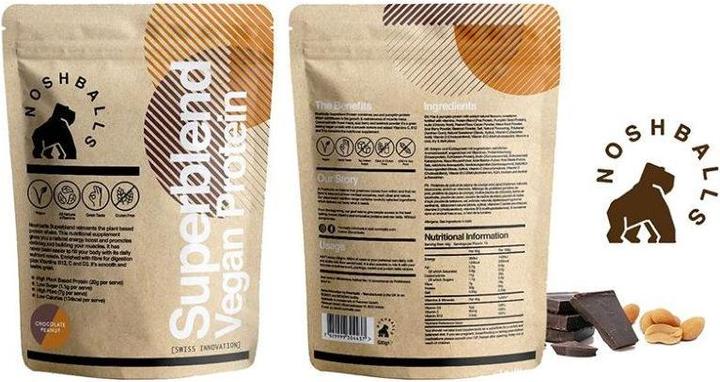 Image du produit Noshballs Superblend (Chocolat, Arachide, 1 pcs, 520 g)