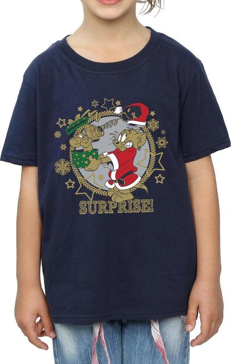 Immagine prodotto Tom & Jerry Christmas Surprise Maglietta Ragazze (116)