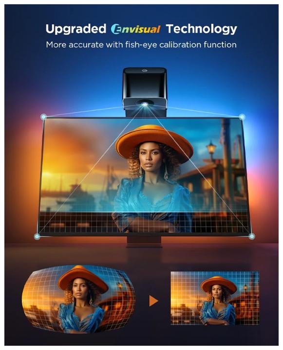 Produktbild Govee TV Backlight (Warmweiss, RGBIC, 360 cm, Indoor)
