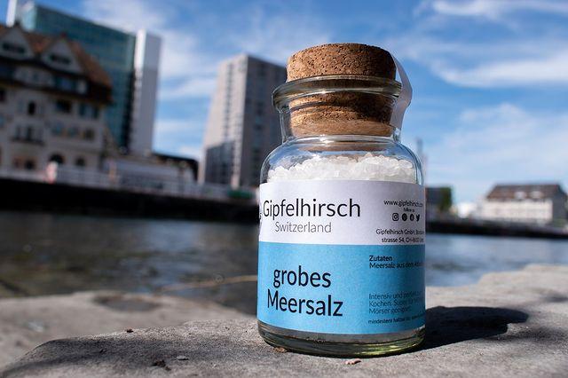 Produktbild Gipfelhirsch Grobes Meersalz (170 g)