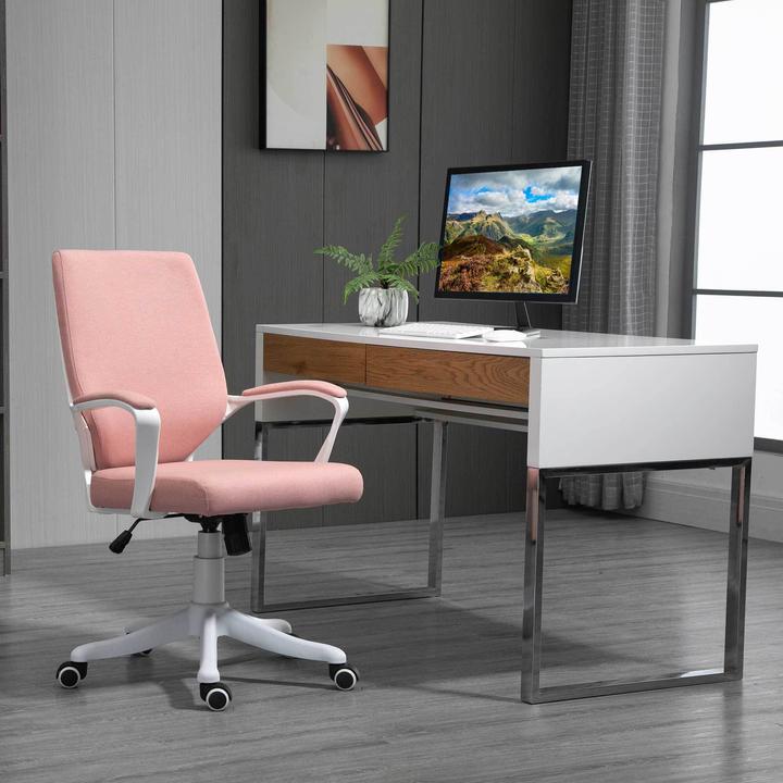 Actual product image Vinsetto Office chair ergonomic line design, soft upholstery