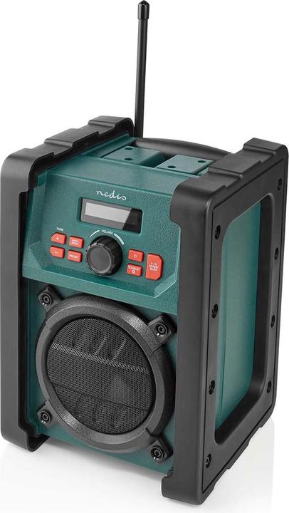 Produktbild Nedis DAB + Radio Tisch Ausführumg DAB+ / FM 2.2" Scharz-weiss Monitor Batteriebetrieben/Netzstromver (DAB+, FM, Bluetooth, WLAN)