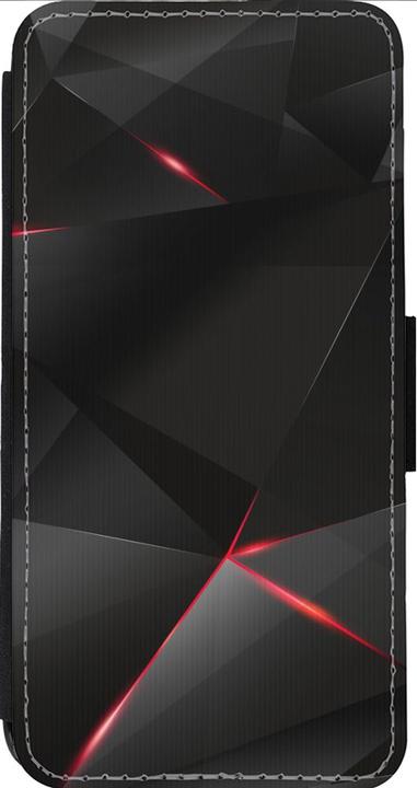 Actual product image PhoneLook Cover Wallet black Black Red Lines (Apple iPhone 13 Pro Max)