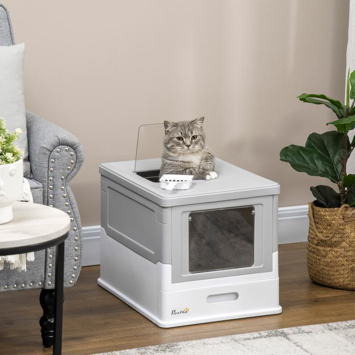 Immagine prodotto PawHut Lettiera per gatti con cassetto estraibile (Lettiera per gatti aperta)