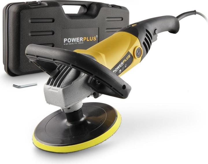 Immagine prodotto Powerplus Lucidatrice angolare 1200W Ø 180mm - 7 Acc. (1200 W)