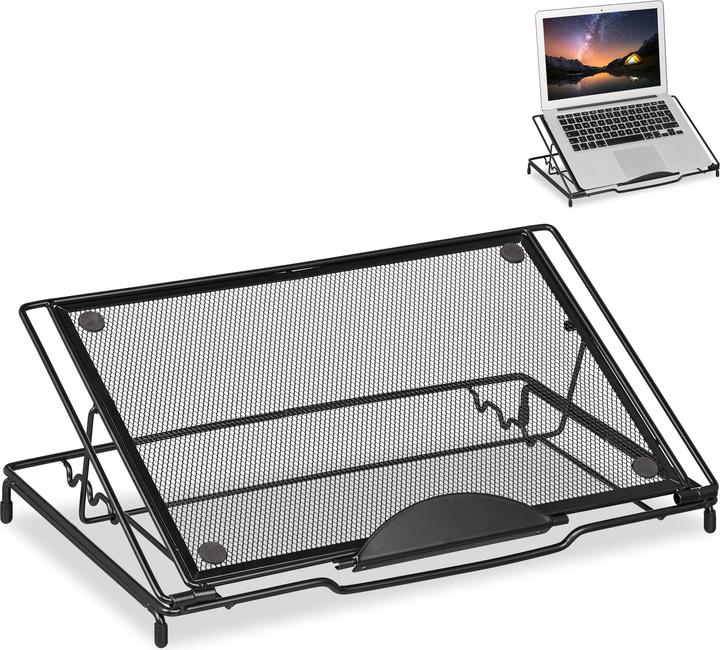 Actual product image Relaxdays Laptop stand