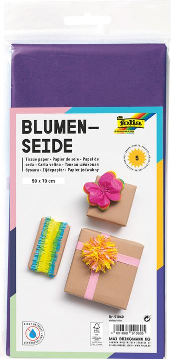 Produktbild Folia Seidenpapier, (B)500 x (H)700 mm, 20 g/qm, violett (20 g/m², 1 x)