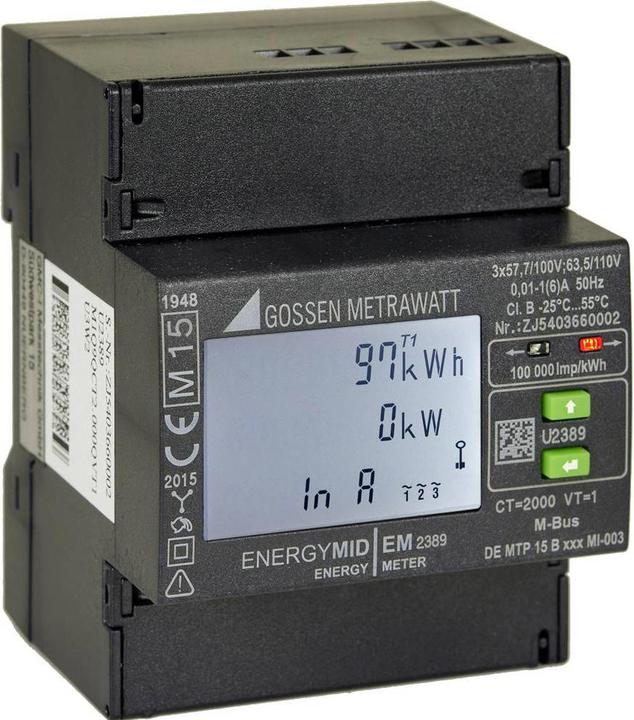 Productafbeelding Gossen Driefasige meter met transformator