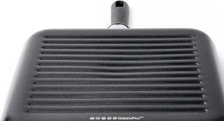 Immagine prodotto Greenpan Memphis grillpan 28cm - zwart - inductie - PFAS-vrij (28 cm, Padella grill, Alluminio)