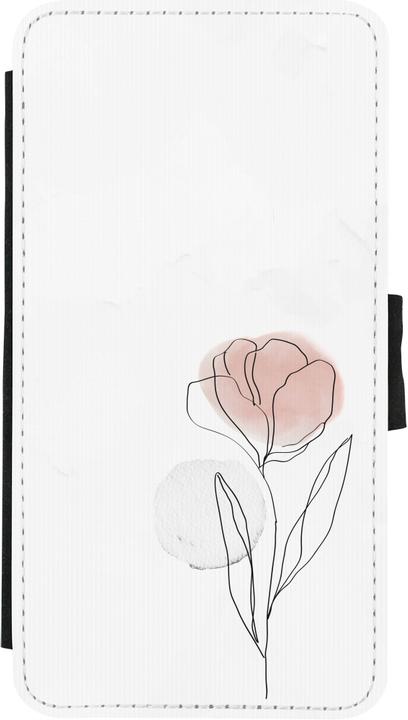 Actual product image PhoneLook Coque Wallet noir Spring 23 minimalist flower (Apple iPhone X, Apple iPhone XS)