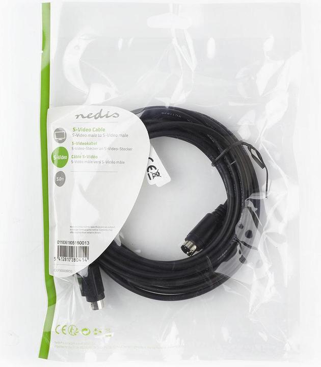 Immagine prodotto Nedis Cavo video, connettore S-Video (UTP, 0.03 m)