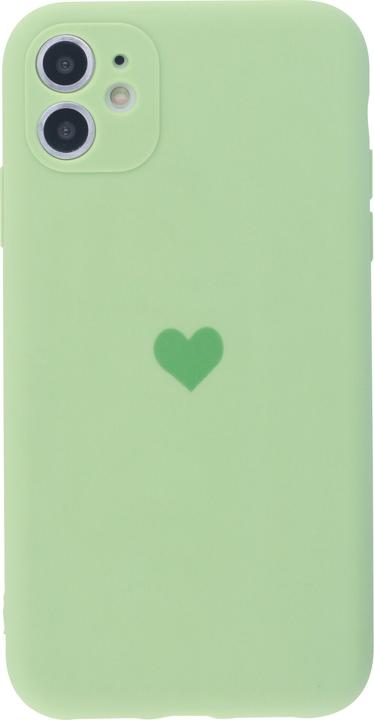 Image du produit PhoneLook Coque Silicone Mat Coeur vert clair (Apple iPhone XR)