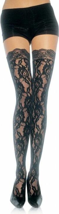 Produktbild Leg Avenue Rose Lace Stockings (One Size)