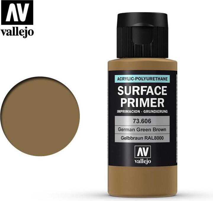 Produktbild Vallejo Surface Primer - Ger. Green Brown (73.606)