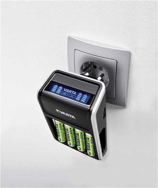 Actual product image Varta LCD Plug Charger (4 pcs., AA, 2100 mAh, Battery + charger)