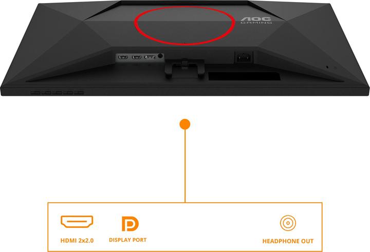 Immagine prodotto AOC 4HRE IPS Monitor,,, Speakers, 2x HDMI, DisplayPort (1920 x 1080 pixel, 27")
