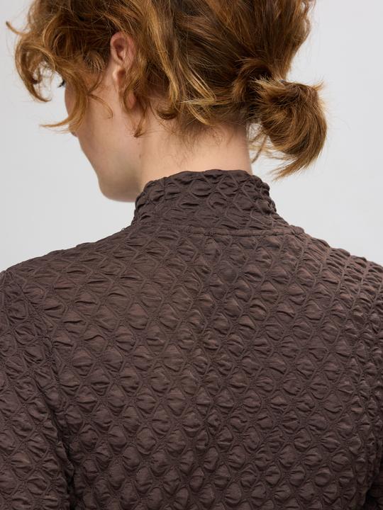 Produktbild Selected Femme Texturiertes Oberteil mit langen Ärmeln (M)