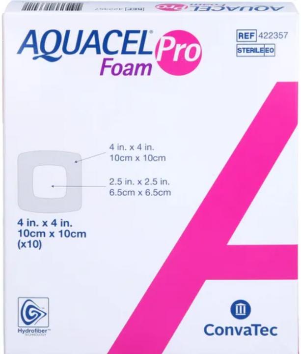 Produktbild Aquacel Ag AQUACEL Foam Pro 10x10cm 10 Stk