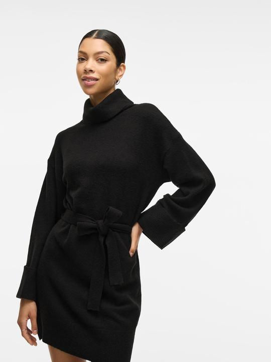Image du produit Vila Robe en maille avec ceinture à nouer (L)