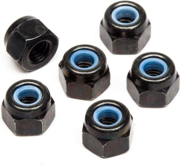 Produktbild HPI Nylstop Muttern M3 6st Rs4 (M3)