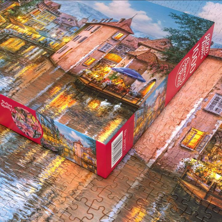 Actual product image Cherry Pazzi Puzzle Evening in Annecy 1000 pieces (1000 pieces)