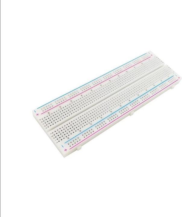 Actual product image Play-Zone Hole grid plug-in board breadboard with 26 pcs. jumper cables (Breadboard)