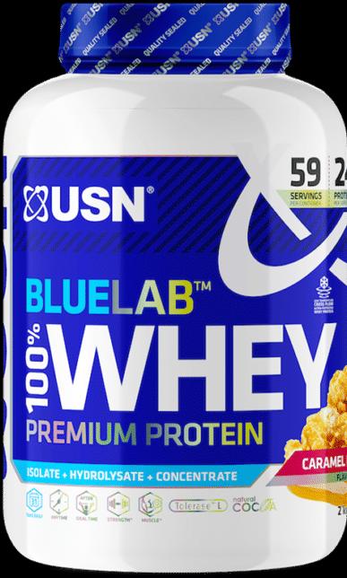 Immagine prodotto USN Blue Lab 100% Proteine Whey (Popcorn al caramello, 1 pz., 2000 g)