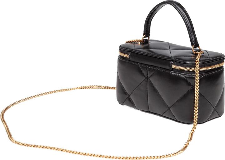 Image du produit Tory Burch kira diamond quilt leather vanity case color: black
