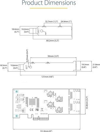 Produktbild StarTech .com SATA PCIe Controller 8 Port