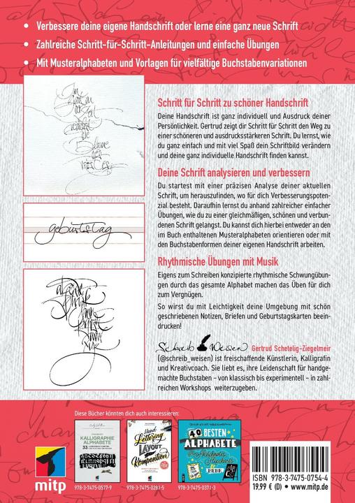 Valori nutrizionali e ingredienti Schönere Handschrift - leicht gemacht (Tedesco, Gertrud Schetelig-Ziegelmeir, 2024)
