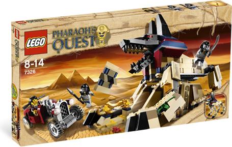 Actual product image LEGO Pharaoh's Quest, Rise of the Sphinx (7326)