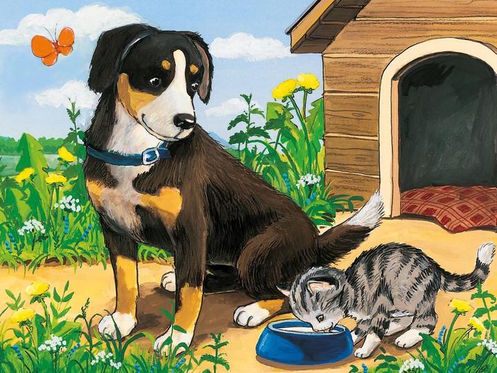 Immagine prodotto Ravensburger Puzzle a dadi Animali della fattoria (12 pezzi)