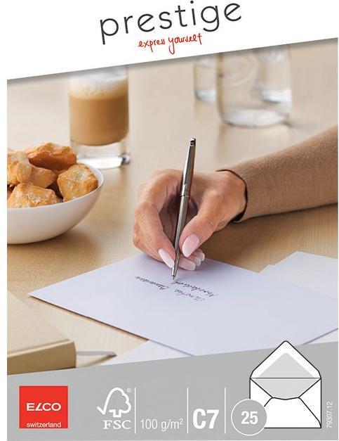 Actual product image Elco envelope prestige (114 x 81 mm, 25 x)