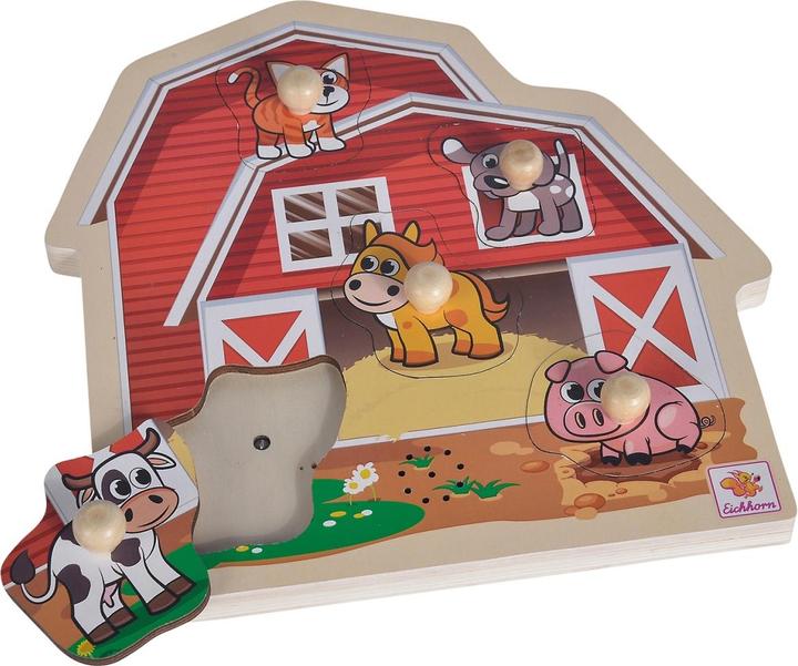 Actual product image Eichhorn Puzzle with sound (5 pieces)