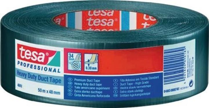 Produktbild tesa Premium Gewebeband 50m:48mm silber (48 mm)