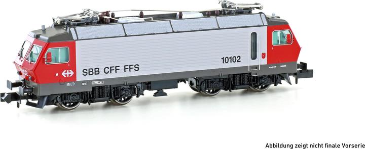 Immagine prodotto Hobbytrain Locomotiva elettrica SBB Re 4/4 10102 grigio chiaro Ep. IV DCS (Traccia IV)