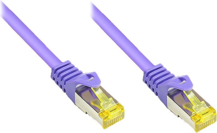 Image du produit Good Connections Câble patch RJ45 avec câble brut Cat.7 et protection de nez de verrouillage (RNS®), S/FTP, PiMF (S/FTP, CAT7, 25 m)