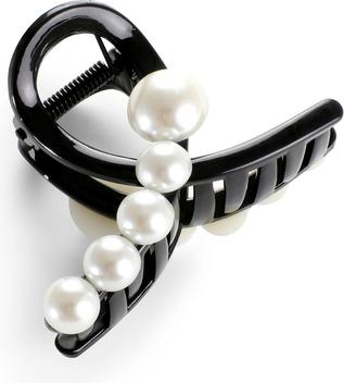 Immagine prodotto Trisa Fermaglio per capelli alla moda con perle e fermaglio per capelli con maglia nera (1 pz.)
