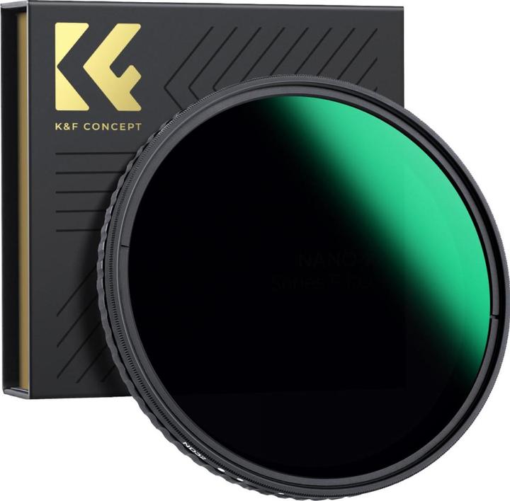 Produktbild K&F Concept Concept Variabel ND Filter - 62mm Nano-X NDX ND8-128 (62 mm, ND- / Graufilter)