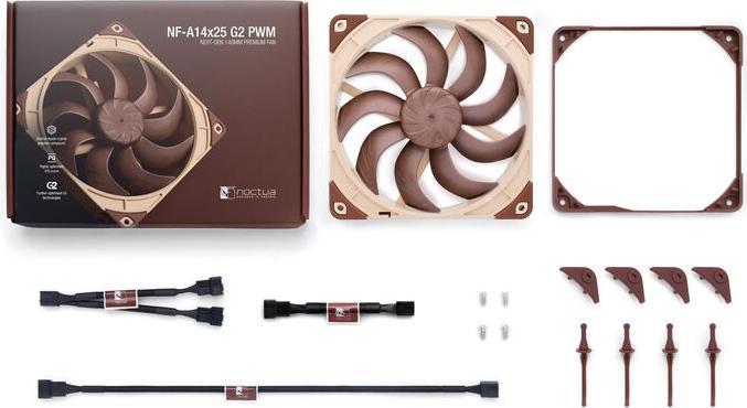 Actual product image Noctua NF-A14x25 G2 PWM (140 mm, 1 x)