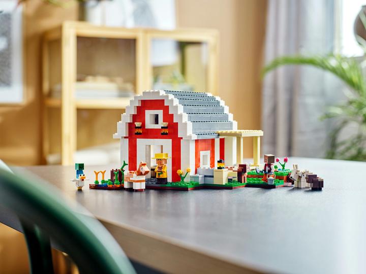Actual product image LEGO The red barn (21187, LEGO Minecraft)