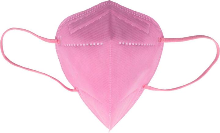 Produktbild AccuCell 10 Stück FFP2 Maske Pink 5-Lagig, zertifiziert nach DIN (FFP2, 10 x)