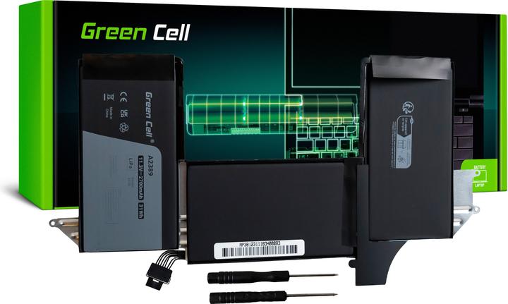 Image du produit GreenCell Batterie d'ordinateur portable Green Cell A2389 pour Apple MacBook Air M1 13 A2337 (2020) (1 cellules, 2700 mAh)