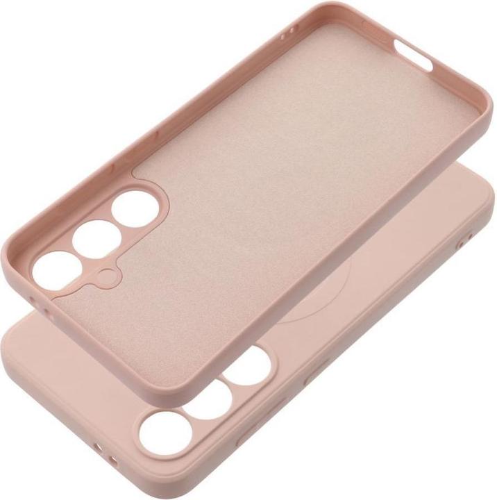 Produktbild OEM Back panel cover SILICONE MAG COVER case compatible with MagSafe for SAMSUNG S24 FE pink