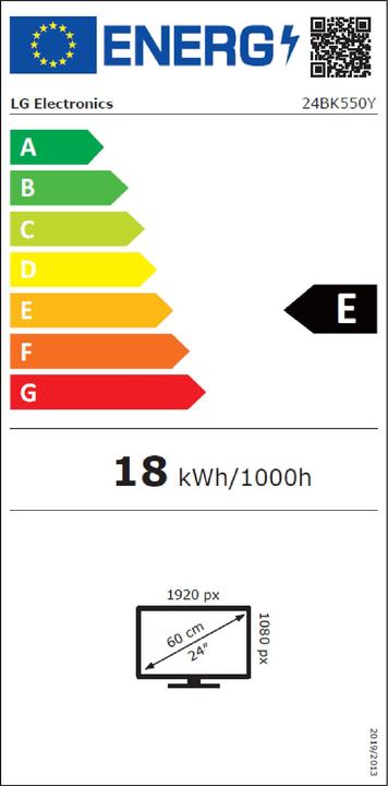 Energie-Label LG 24bk550y-B (1920 x 1080 Pixel, 24")