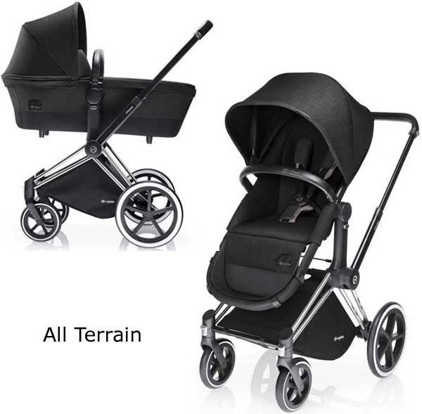 Produktbild Cybex Priam All Terrain 2in1 Happy Black