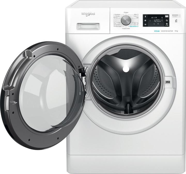 Actual product image Whirlpool FFB 9469 BV EE - FreshCare+ Steam - 9kg Wasmachine (9 kg, Left, EU plug)
