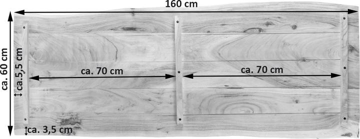 Actual product image SAM Curt (160 x 60 cm)